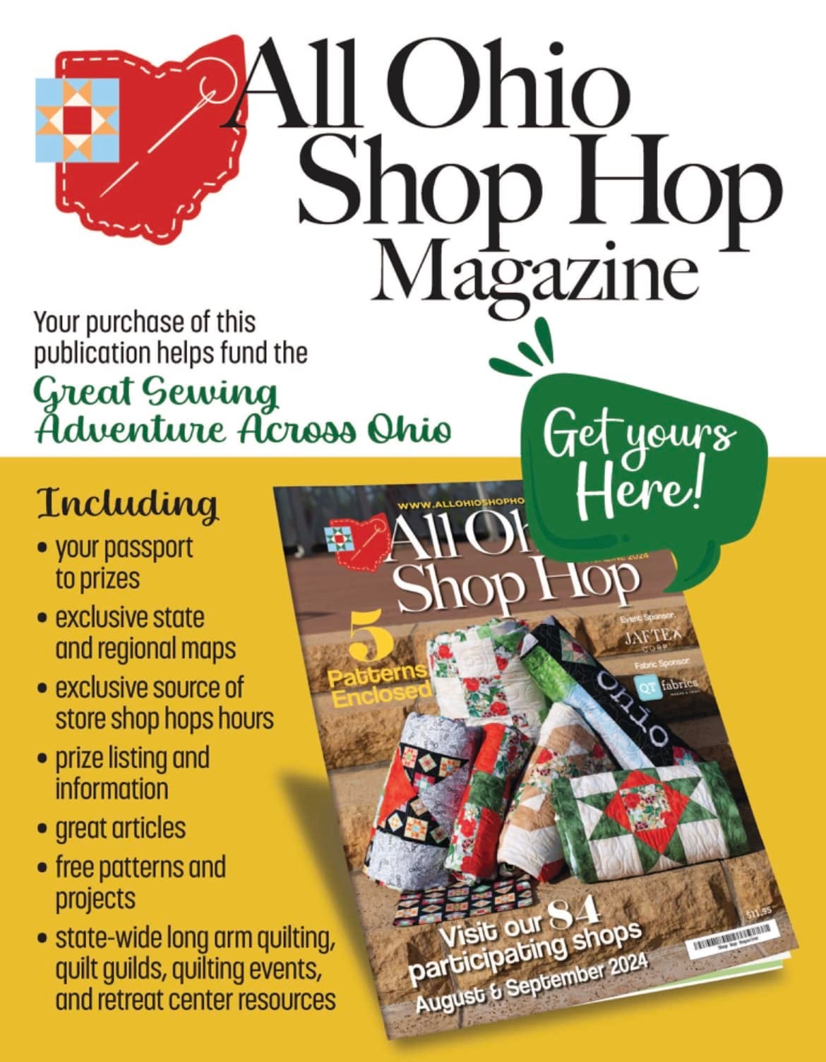 2024 All Ohio Shop Hop Magazine The Mouse & The Peacock General Store